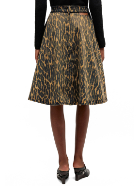 ΜΙΝΤΙ ΦΟΥΣΤΑ | Animal Print  EU 40