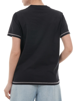 ΓΥΝΑΙΚΕΙΟ T-SHIRT | Μαύρο L