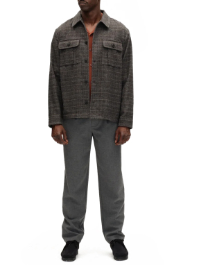 ΑΝΔΡΙΚΟ ΠΟΥΚΑΜΙΣΟ FLAP TISHI | Γκρι XL