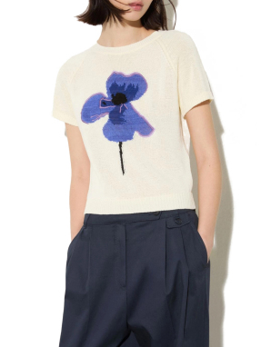 ΓΥΝΑΙΚΕΙΟ T-SHIRT | Εκρού M