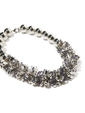 ΓΥΝΑΙΚΕΙΟ ΚΟΛΙΕ | Ασημί ONE SIZE