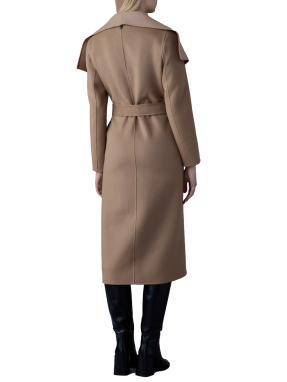 ΓΥΝΑΙΚΕΙΟ ΜΑΛΛΙΝΟ ΠΑΛΤΟ MAI-CN | Μπεζ S