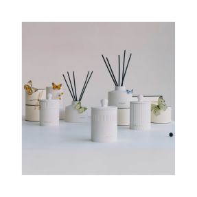 GOLDEN AMBER & ORANGE TOWNHOUSE CANDLE | 300gm