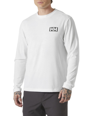 ΑΝΔΡΙΚΗ ΜΑΚΡΥΜΑΝΙΚΗ ΜΠΛΟΥΖΑ SKOG GRAPHIC | Λευκό XL