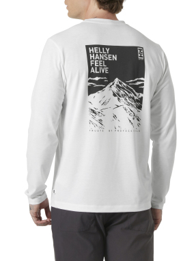 ΑΝΔΡΙΚΗ ΜΑΚΡΥΜΑΝΙΚΗ ΜΠΛΟΥΖΑ SKOG GRAPHIC | Λευκό S