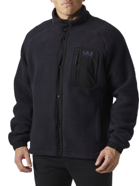 ΑΝΔΡΙΚΗ ΖΑΚΕΤΑ PANORAMA PILE SNAP | Μωβ Σκούρο XL