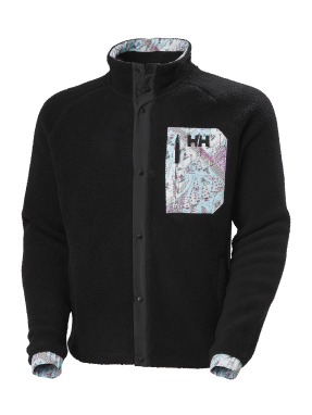 ΑΝΔΡΙΚΗ ΖΑΚΕΤΑ PANORAMA PILE SNAP | Μαύρο XL