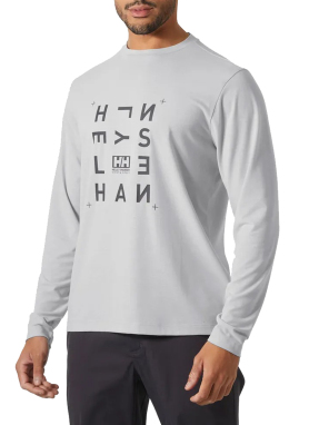 ΑΝΔΡΙΚΗ ΜΑΚΡΥΜΑΝΙΚΗ ΜΠΛΟΥΖΑ SKOG GRAPHIC | Γκρι Ανοιχτό XL