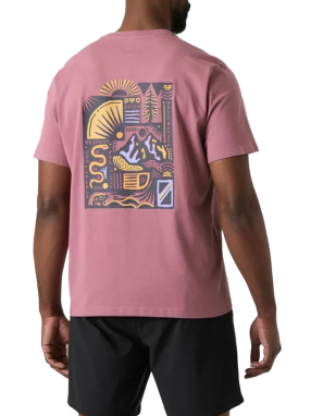 ΑΝΔΡΙΚΟ T-SHIRT MASSIF GRAPHIC | Ροζ Σκούρο M