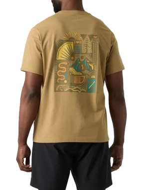 ΑΝΔΡΙΚΟ T-SHIRT MASSIF GRAPHIC | Κίτρινο Σκούρο XL