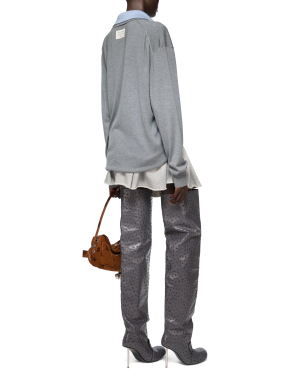 ΓΥΝΑΙΚΕΙΑ ΠΛΕΚΤΗ ΜΠΛΟΥΖΑ | Γκρι M