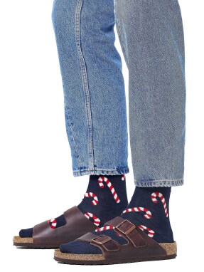 ΚΑΛΤΣΕΣ CANDY CANE | Μπλε Σκούρο 36/40