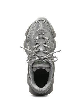 ΓΥΝΑΙΚΕΙΑ SUEDE ΑΘΛΗΤΙΚΑ SNEAKERS ERIS | Γκρι 41