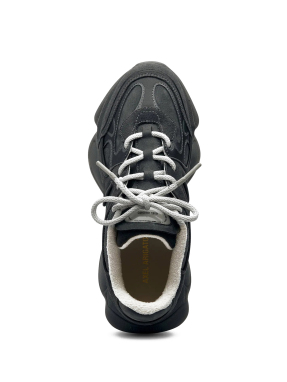 ΓΥΝΑΙΚΕΙΑ SUEDE ΑΘΛΗΤΙΚΑ SNEAKERS ERIS | Μαύρο 40