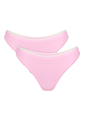 ΓΥΝΑΙΚΕΙΟ ΕΣΩΡΟΥΧΟ TANGA ΣΕΤ 2ΤΜΧ | Ροζ XL