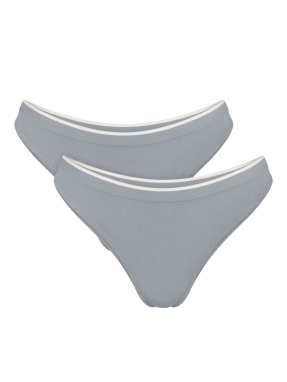 ΓΥΝΑΙΚΕΙΟ ΕΣΩΡΟΥΧΟ TANGA ΣΕΤ 2ΤΜΧ | Γκρι XL
