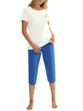 ΓΥΝΑΙΚΕΙΟ ΣΕΤ ΠΙΤΖΑΜΕΣ | Λευκό EU 46