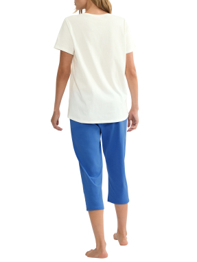 ΓΥΝΑΙΚΕΙΟ ΣΕΤ ΠΙΤΖΑΜΕΣ | Λευκό EU 46