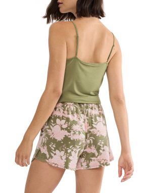 ΓΥΝΑΙΚΕΙΟ SHORTS ΠΙΤΖΑΜΑ | Χακί EU 42