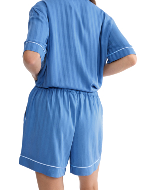 ΓΥΝΑΙΚΕΙΟ SHORTS ΠΙΤΖΑΜΑ | Μπλε EU 42