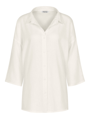 ΓΥΝΑΙΚΕΙΟ ΠΟΥΚΑΜΙΣΟ | Λευκό EU 40