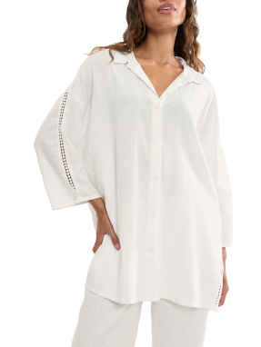 ΓΥΝΑΙΚΕΙΟ ΠΟΥΚΑΜΙΣΟ | Λευκό EU 40