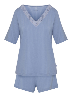 ΓΥΝΑΙΚΕΙΟ ΣΕΤ ΠΙΤΖΑΜΕΣ | Μπλε S