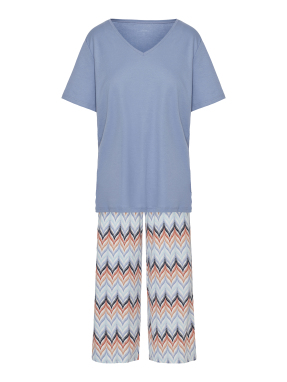 ΓΥΝΑΙΚΕΙΟ ΣΕΤ ΠΙΤΖΑΜΕΣ | Μπλε S