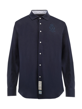 ΑΝΔΡΙΚΟ ΠΟΥΚΑΜΙΣΟ | Μπλε Σκούρο XXL