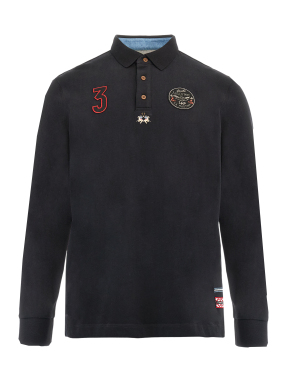 ΑΝΔΡΙΚΗ ΜΠΛΟΥΖΑ POLO | Μαύρο XXL