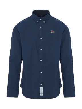 ΑΝΔΡΙΚΟ ΠΟΥΚΑΜΙΣΟ | Μπλε Σκούρο ΧL