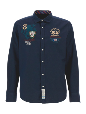 ΑΝΔΡΙΚΟ ΠΟΥΚΑΜΙΣΟ | Μπλε Σκούρο XL