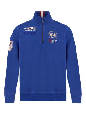 ΑΝΔΡΙΚΟ ΦΟΥΤΕΡ HALF-ZIP | Μπλε XXXL