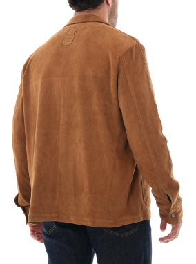 ΑΝΔΡΙΚΟ SUEDE JACKET | Καφέ L