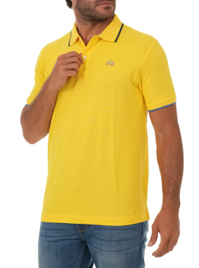 ΑΝΔΡΙΚΗ POLO ΜΠΛΟΥΖΑ | Κίτρινο 02096 XL