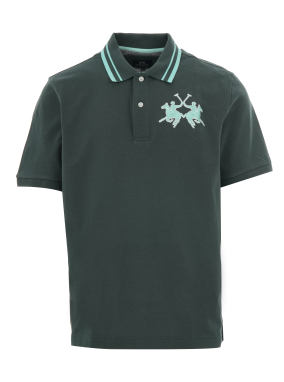 ΑΝΔΡΙΚΗ POLO ΜΠΛΟΥΖΑ | Πράσινο Σκούρο XL