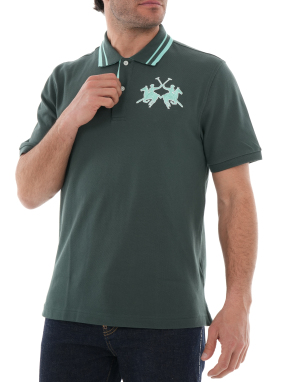 ΑΝΔΡΙΚΗ POLO ΜΠΛΟΥΖΑ | Πράσινο Σκούρο XL