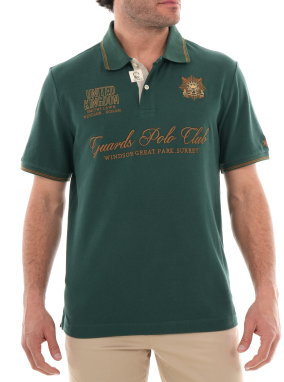 ΑΝΔΡΙΚΗ POLO ΜΠΛΟΥΖΑ | Πράσινο Σκούρο XL