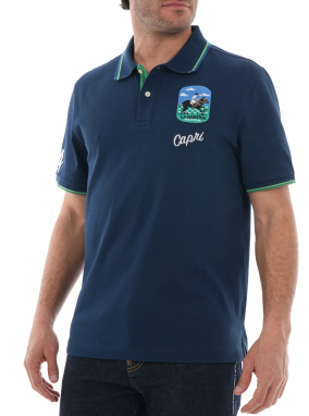 ΑΝΔΡΙΚΗ POLO ΜΠΛΟΥΖΑ | Μπλε Σκούρο L