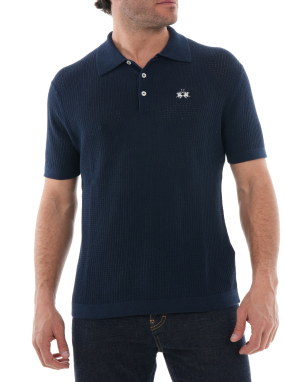 ΑΝΔΡΙΚΗ ΠΛΕΚΤΗ POLO ΜΠΛΟΥΖΑ | Μπλε Σκούρο L