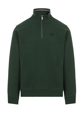 ΑΝΔΡΙΚΟ ΦΟΥΤΕΡ HALF-ZIP | Πράσινο Σκούρο 03037 M