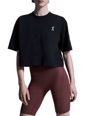 ΓΥΝΑΙΚΕΙΟ T-SHIRT CLUB BOXY-T | Μαύρο M