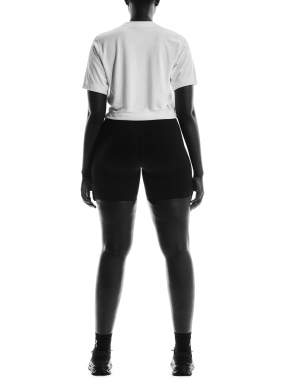 ΓΥΝΑΙΚΕΙΟ T-SHIRT TRAIN-T CROP | Λευκό XS