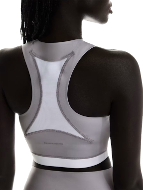 ΓΥΝΑΙΚΕΙΟ CROP TOP 2-IN-1 | Γκρι XS