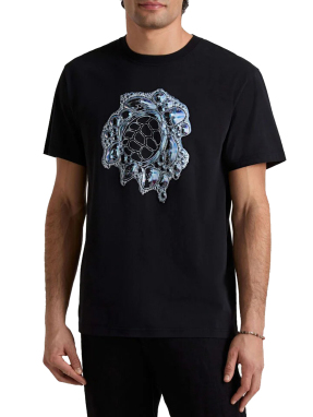 ΑΝΔΡΙΚΟ T-SHIRT BUBBLE TURTLE 3D | Μαύρο L