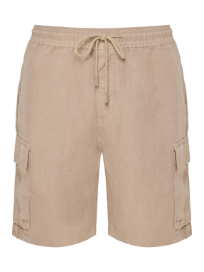 ΑΝΔΡΙΚΗ ΛΙΝΗ ΒΕΡΜΟΥΔΑ | Μπεζ XL