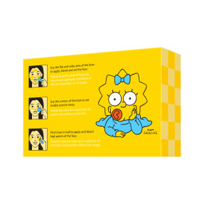 SIMPSONS MAGGIE SIMPSON BOW MAKEUP SPONGE | Blue