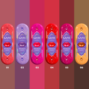 BRIDGERTON ROYAL TREASURES 2-PIECE LIP KIT 4 | 4 Rogue Romance, Flirt Alert