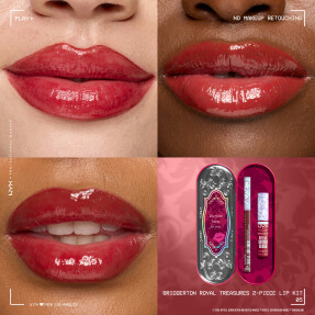 BRIDGERTON ROYAL TREASURES 2-PIECE LIP KIT 5 | 5 Cherry Courtship, Berry Of The Ball