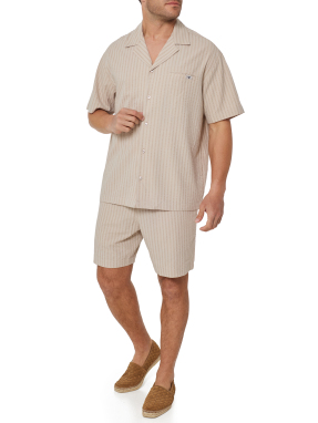 ΑΝΔΡΙΚΟ ΚΟΝΤΟΜΑΝΙΚΟ ΠΟΥΚΑΜΙΣΟ | Μπεζ XL